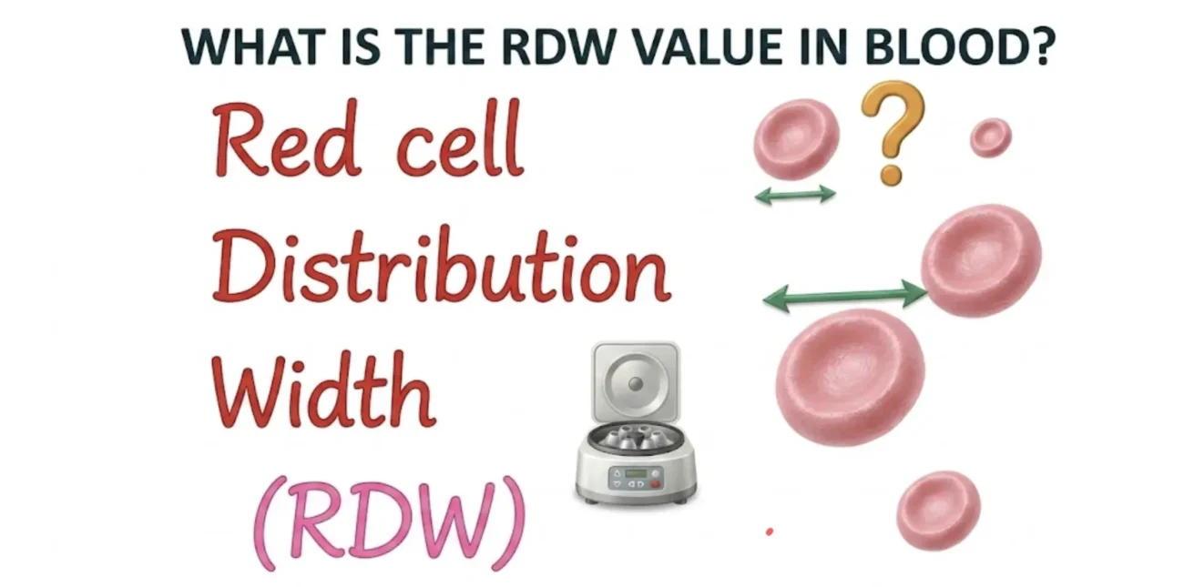 What is the RDW value in blood